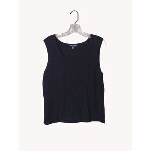 Cable Gauge Sweater Medium Sleeveless Scoop Professional Teacher